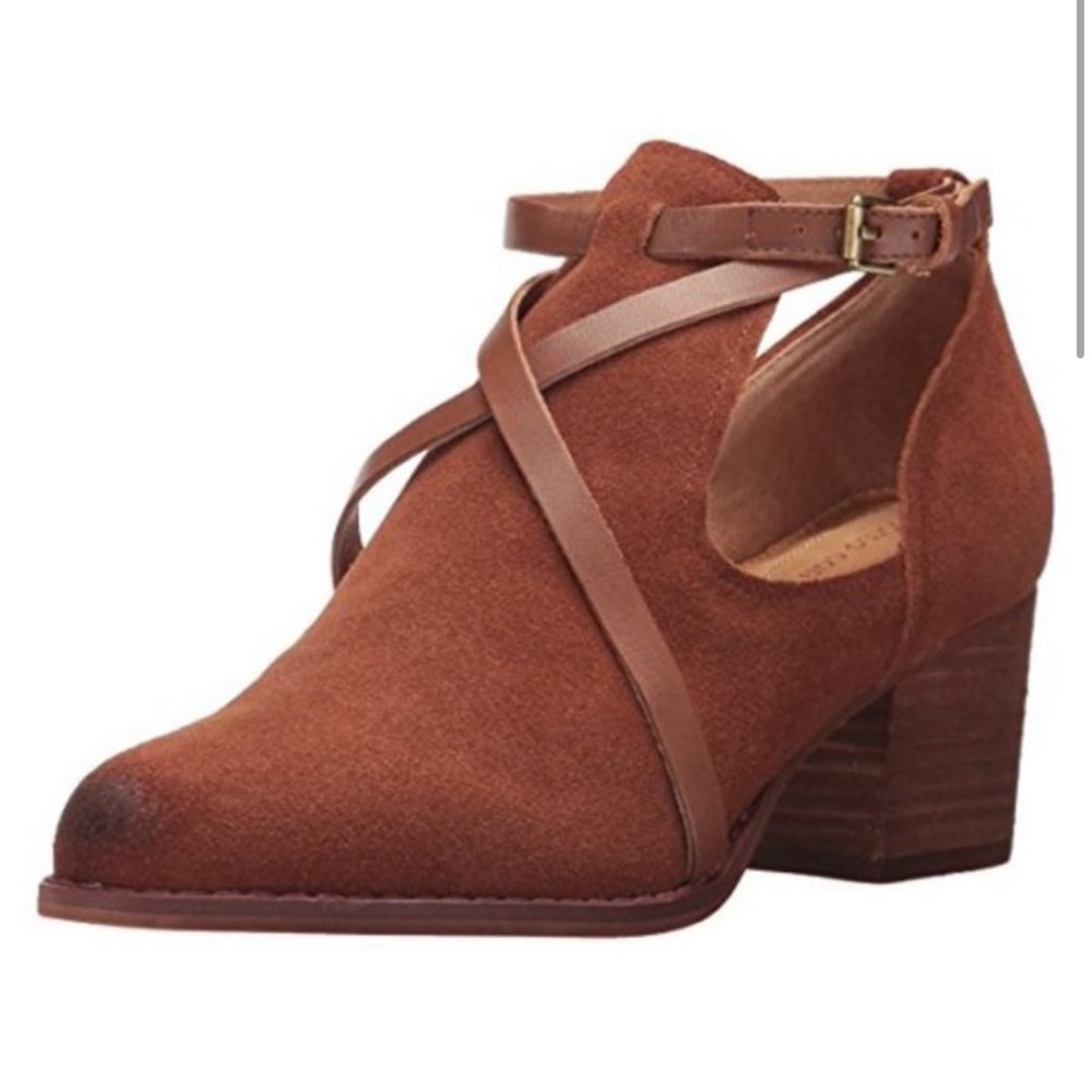 Corso Como Hanna Cognac leather booties sz 7.5